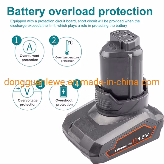 Batterie de remplacement au Lithium Rechargeable 12V 4000mAh L1240, fabricant en gros pour outils de perceuse électrique sans fil Aeg Rigdig